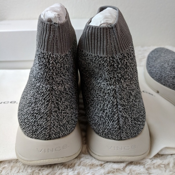 Vince Tyra Gray Sock Shoes - Brand New - Picture 8 of 8